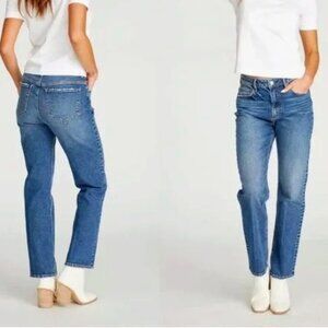 NEW NWOT! DRIFTWOOD STELLA STRAIGHT LEG JEANS HIGH RISE STRETCH DENIM sz 24